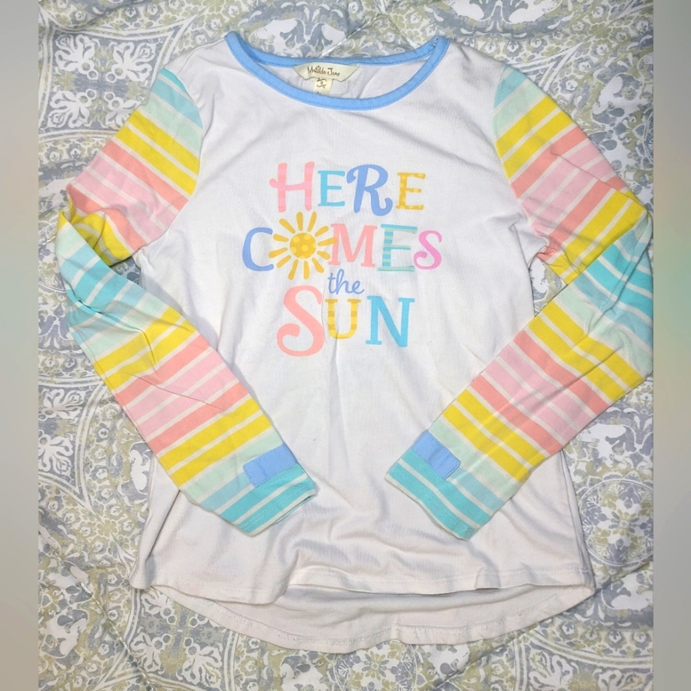 Matilda Jane Long Sleeve Graphic Tee Size 8